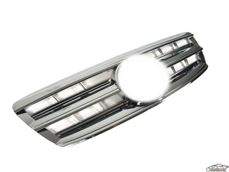 Решітка радіатора Chrome CL на Mercedes-Benz S-Class W220 2002-2005 року B-W22013 фото
