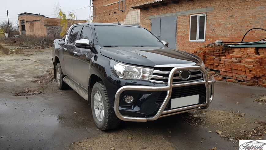 Кенгурятник нерж на Toyota Hilux 2015- TYHL.15.F1-62.6 фото