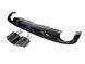 Дифузор ( заднього бампера ) Full Black / Black Pipe ( в стилі RS5 ) S-Line на Audi A5 B9 2016-2020 року DIRS5-SR162 фото 2