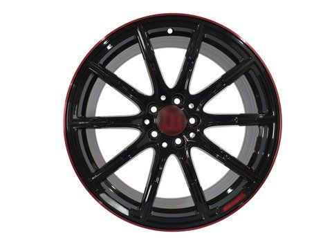 Диски R22 Black Red Lips ( одноширокі 10J ET30 ) на Mercedes-Benz G-Class W463 1990-2018 року DM40 фото