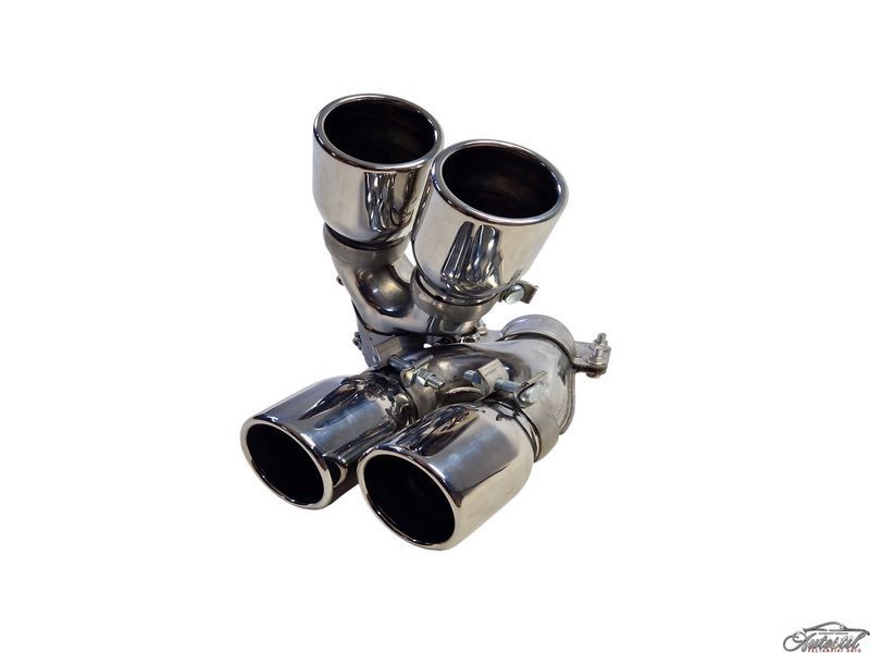 Насадки на вихлоп Chrome ( стиль M5 F90 ) на BMW 5 Series G30 / G31 2017-2020 року MWG30-F90M512 фото