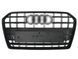 Решітка радіатора Matte Black ( в стилі S6 ) на AUDI A6 C7 2014-2018 року A6-S181 фото 1