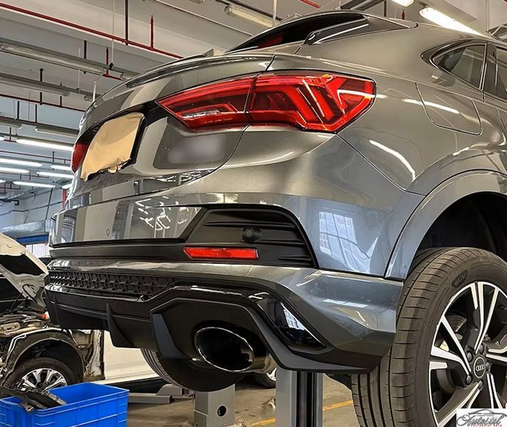 Дифузор ( заднього бампера ) ( стиль RS ) на Audi Q3 83A 2018-2023 року Q3-F318 фото