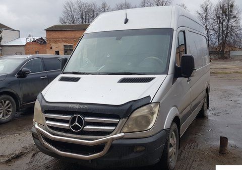 Кенгурятник (нерж.сталь) на Mercedes Sprinter 2007-2014 MBSP.07.F3-49.6 фото