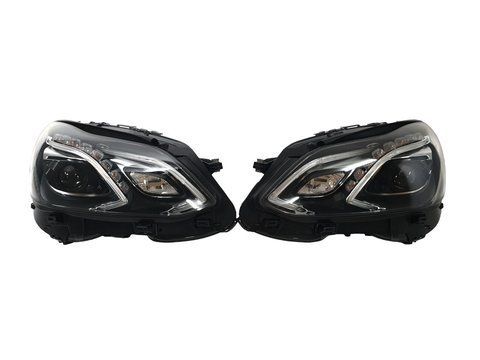 Передні фари LED ( апгрейд з Галогену ) на Mercedes-Benz E-Class W212 2013-2016 року BW212LCI фото