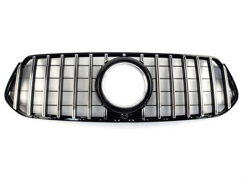 Решітка радіатора GT Chrome Black ( AMG ) на Mercedes-Benz GLE-Class W167 2018-2023 року B-AW167191 фото