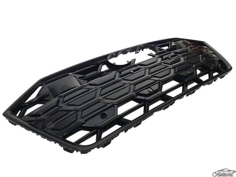 Решітка радіатора Full Black ( стиль S7 ) під дистронік на Audi A7 4K 2023-2024 року S72024 фото