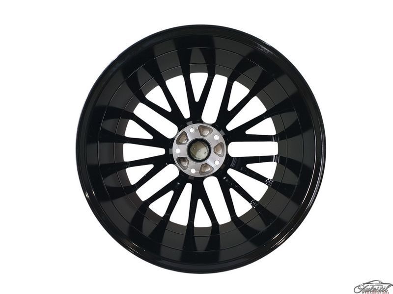 Диски R21 Gloss Black + Chrome ( різноширокі ) на Porsche Cayenne 958 2010-2014 року DP08 фото