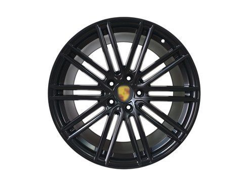 Диски R21 Matt Black ( різноширокі ) на Porsche Cayenne 958 2010-2014 року DP06 фото
