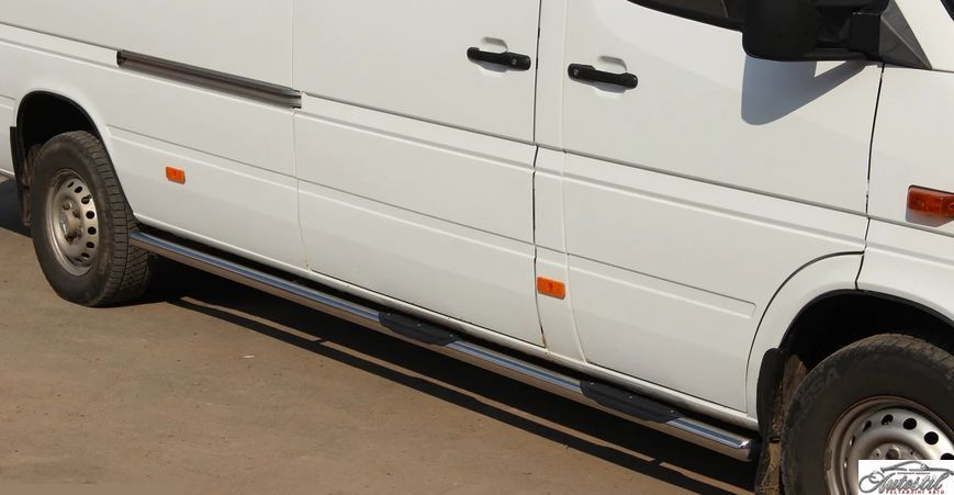 Кенгурятник Shark (нерж.) на Mercedes Sprinter (2006-2018) MBSP.07.F3-19.6 фото