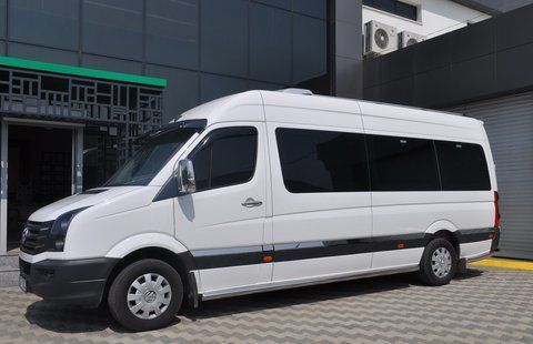 Пороги труби без проступів L1 d60 2 шт нерж Volkswagen Crafter 2006-2016 VWCR.06.S1-01S.6 фото
