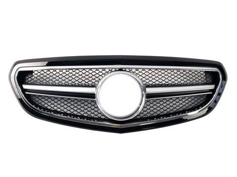 Решітка радіатора Black CLASSIC SL на Mercedes-Benz E-Class W212 2013-2016 року B-W212C131 фото