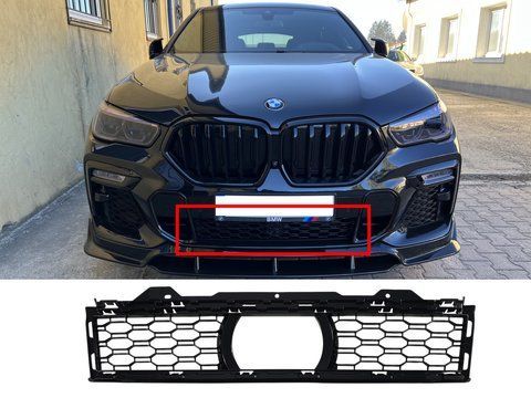 Решітки в бампер на BMW X6 G06 2019-2022 року 51118069944 фото