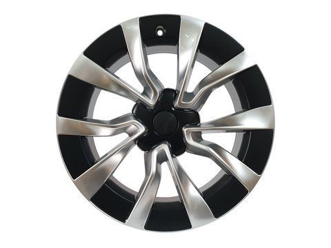 Диски R18 Hyper Silver ( одноширокі 8.5J ET38 ) на Tesla Model 3 2017-2022 року DT07 фото