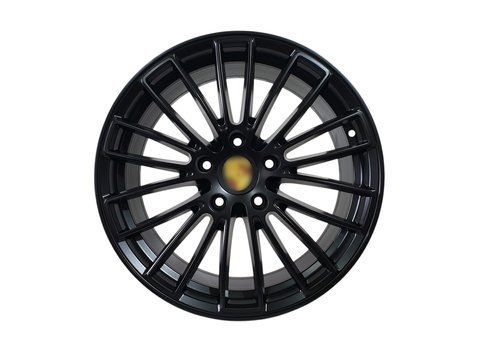 R19 Satin Black Диски ( різноширокі ) на Porsche Cayenne 958 2010-2014 року DP22 фото