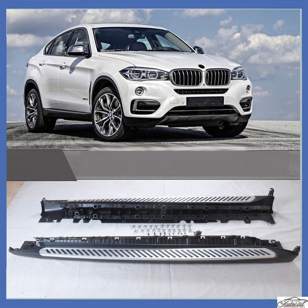 Бічні оригінальні підніжки 2шт BMW X6 F16 2014-2019 CXK-BMW06-1003 фото