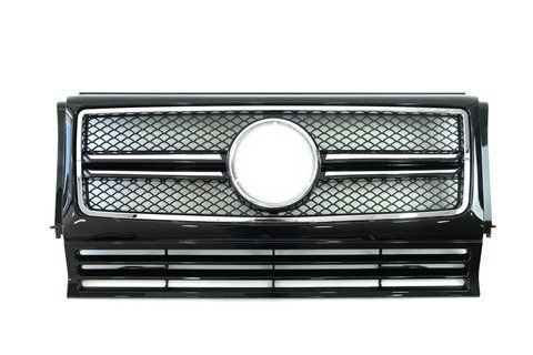 Решітка радіатора Black SL на Mercedes-Benz G-Class W463 1990-2018 року B-W4632 фото
