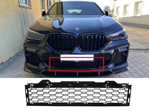 Решітки в бампер на BMW X6 G06 2019-2022 року 51118069943 фото