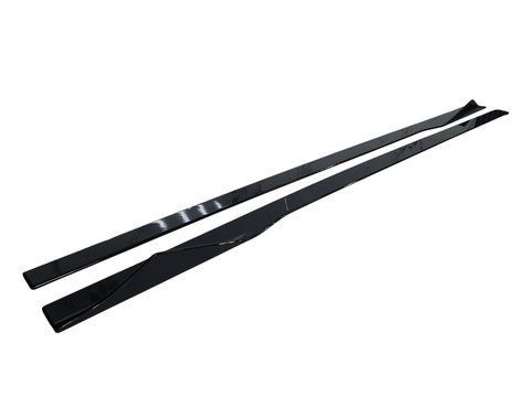 Леза на пороги Чорний глянець ( AC Style ) G16 на BMW 8 Series G14 / G15 / G16 2018-2023 року G14-9 фото