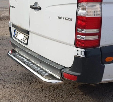 Захист заднього бамперау площадка на Mercedes Sprinter 2006-2018 АYGV01.60 фото