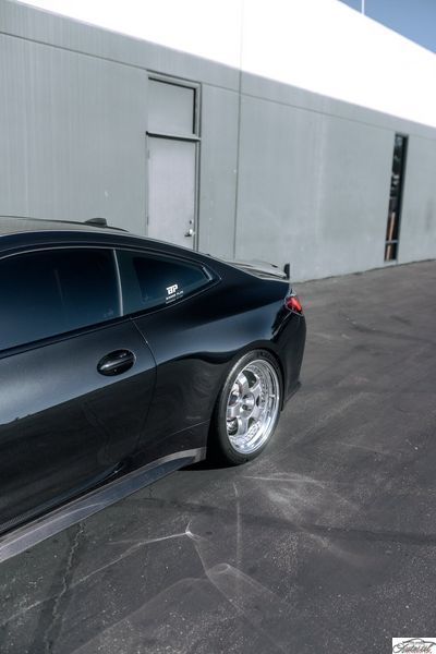 Леза на пороги ( Карбон ) V2 на BMW M4 G82 / G83 2021-2025 року T-113 фото