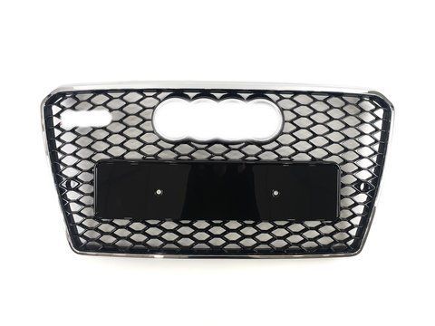 Решітка радіатора Chrome Black ( в стилі RS7 ) на Audi A7 4G 2010-2014 року A7-RS122 фото