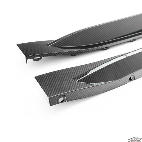 Леза на пороги ( Карбон ) V2 на BMW M4 G82 / G83 2021-2025 року T-113 фото