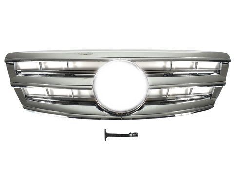 Решітка радіатора Chrome CL на Mercedes-Benz S-Class W220 2002-2005 року B-W22013 фото