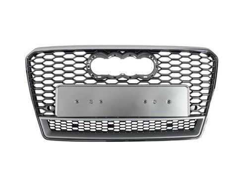 Решітка радіатора Silver Chrome ( в стилі RS7 quattro ) на Audi A7 4G 2010-2014 року A7-RS127 фото