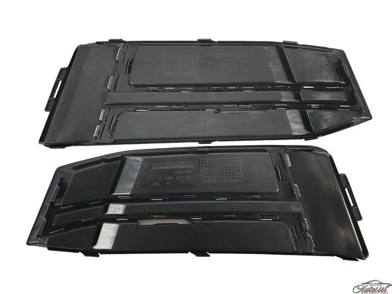 Решітки в бампер Silver Black ( S4 ) S-Line на Audi A4 B9 2015-2019 року A4-S0157 фото