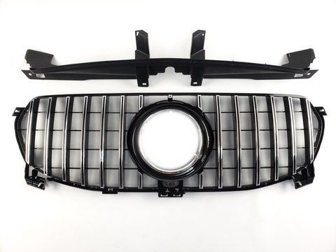 Решітка радіатора Chrome Black Normal GT на Mercedes-Benz GLE-Class W167 2018-2023 року B-NW167193 фото
