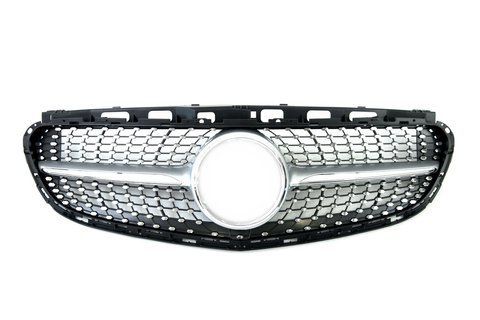 Решітка радіатора Silver Diamond на Mercedes-Benz E-Class W212 2013-2016 року B-W212151 фото