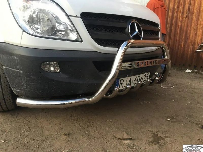 Кенгурятник передній захист на Volkswagen Crafter 2006-2017 VWT5.09.F1-09.6 фото