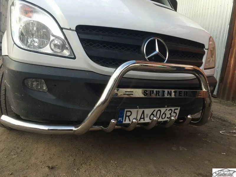 Кенгурятник передній захист на Volkswagen Crafter 2006-2017 VWT5.09.F1-09.6 фото