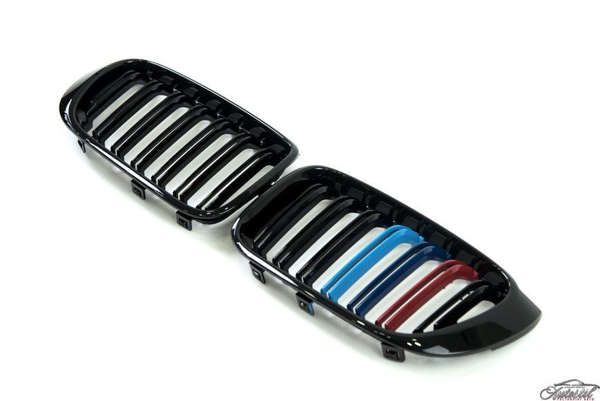 Ніздрі M-color ( Подвійні M-Look ) на BMW X3 F25 2014-2017 року MW-F25143 фото