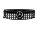 Решітка радіатора на Mercedes GLB-Class X247 2019-2022 року Chrome Black ( GT Panamericana) MB-X247191 фото 1