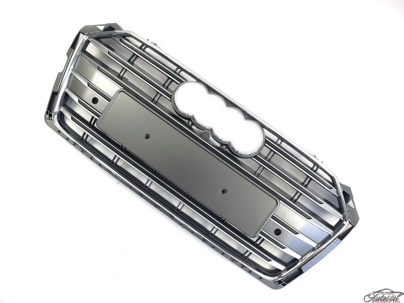 Решітка радіатора Silver Chrome ( в стилі S5 ) на Audi A5 B9 2016-2020 року A5-S183 фото