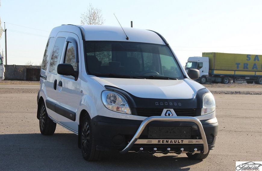Кенгурятник WT004 (нерж) Renault Kangoo (1998-2008) RNKG.98.F1-09.6 фото