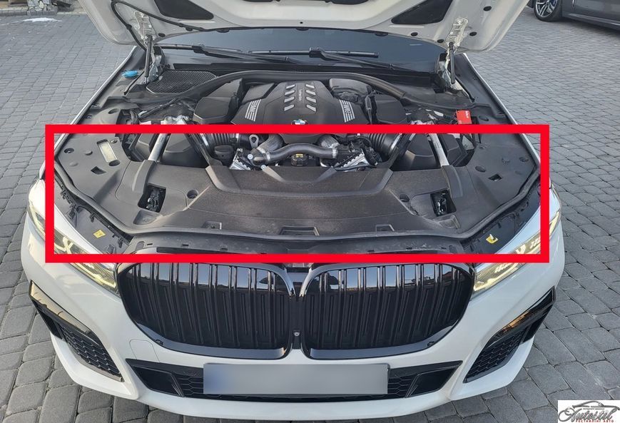 Шумоізоляція ( центральний щиток моторного відсіку ) на BMW 7 Series G11 / G12 2019-2023 року 51767475291 фото