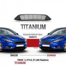 Ford Focus 2011↗ Передня решітка Titanium