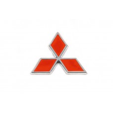 Mitsubishi значок червоний 85мм
