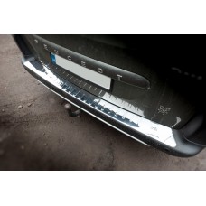 Peugeot Partner Tepee Накладки на задній бампер Carmos V2