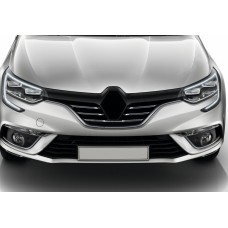 Renault Megane IV 2016-2021 Накладки на решітку радіатора (5 шт, нерж)