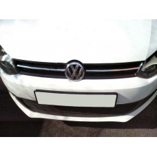 VW Polo 2009-2013 Накладки на решітку нерж