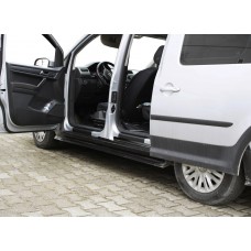 Volkswagen Caddy 2015+ Накладки на дверні пороги EuroCap (2 шт., ABS)