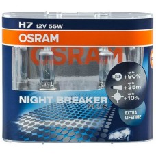 Лампа головного світла Osram H7 55W Night Breaker Plus 64210NBP