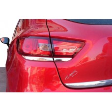 Накладка на задні ліхтарі (нерж.) Renault Clio 4