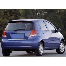 Chevrolet Aveo 2002-2008 Кромка багажника (нерж.)