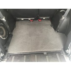 Peugeot 4007 Килимок багажника (EVA, поліуретановий, чорний) для 7 місцевого