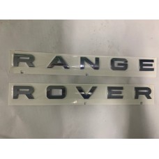 Range Rover Напис хром (тип-3)